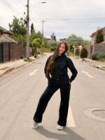 BUZO NEGRO ESTILO ZARA TENDENCIA